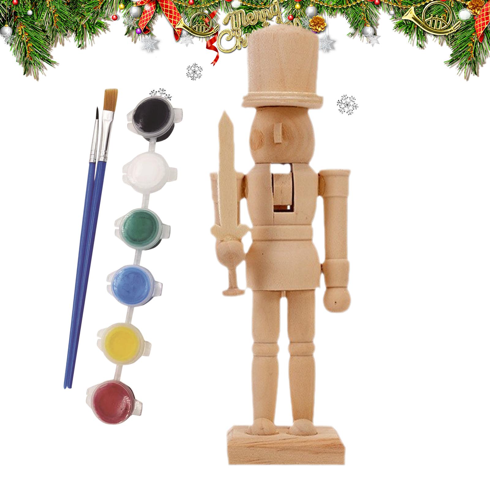 Nutcracker Figurine - Paint Your Own Wooden Nutcracker Soldiers