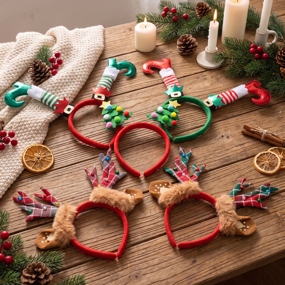 Reindeer Antlers Headband - Design Christmas Headband Antler Shape 1PC