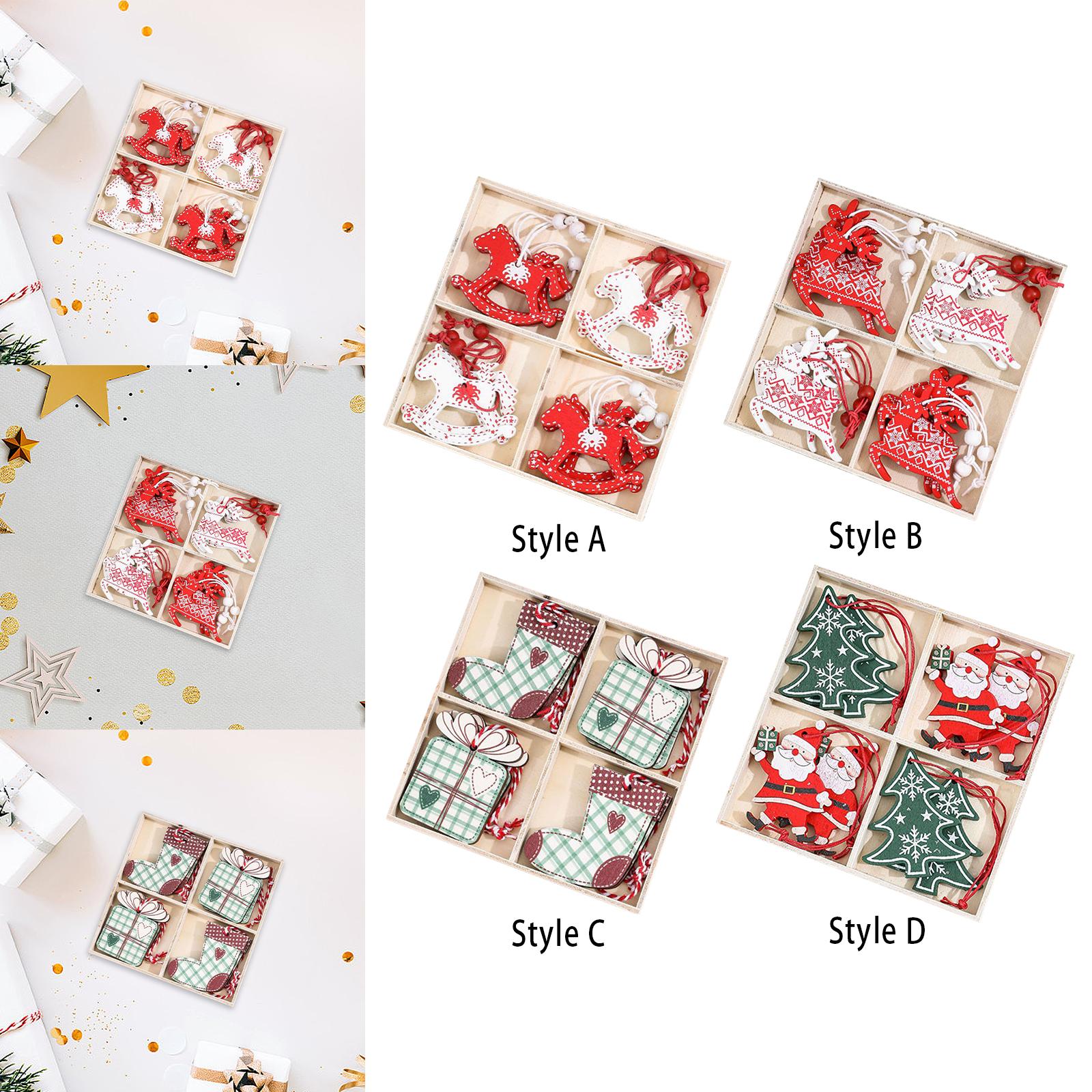 Wooden Christmas Hanging Penda - Christmas Stocking Hanging 评论和价格