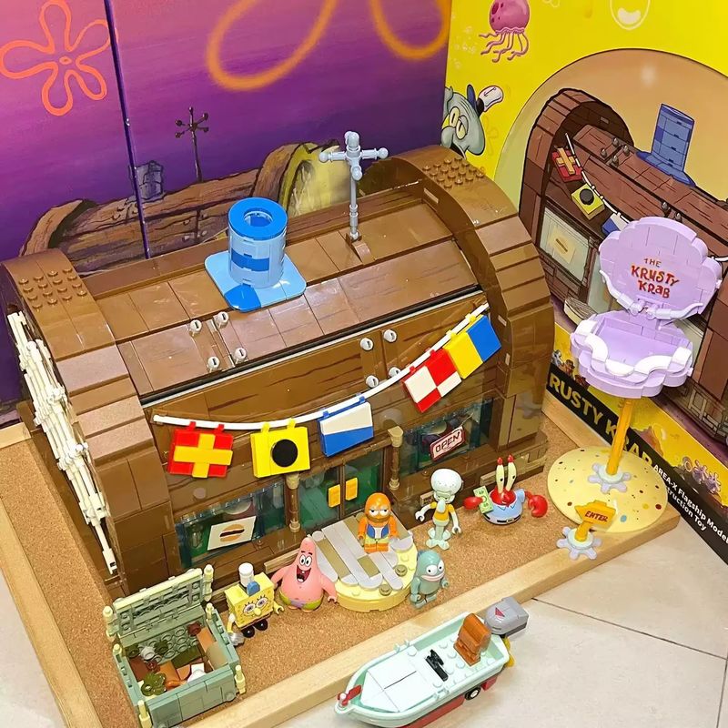 SpongeBob Krusty Krab Area-X B - Lego Set Technic 评论和价格