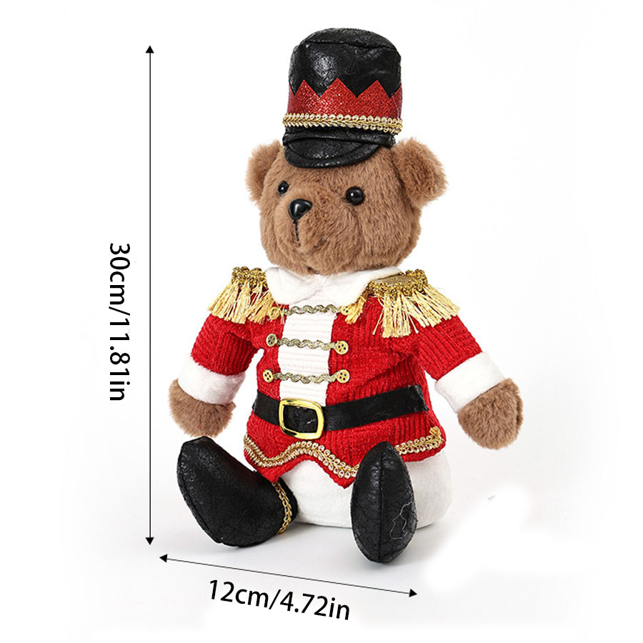 Christmas Soldier Bear Doll Nu - Nutcracker Figurine 评论和价格