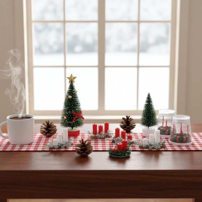 ! 1:12 Miniature Dollhouse Chr - Holiday Candle Set 评论和价格