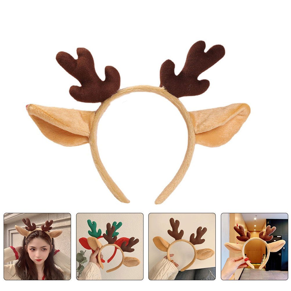 Christmas Reindeer Antler Head - Reindeer Antlers Headband 评论和价格