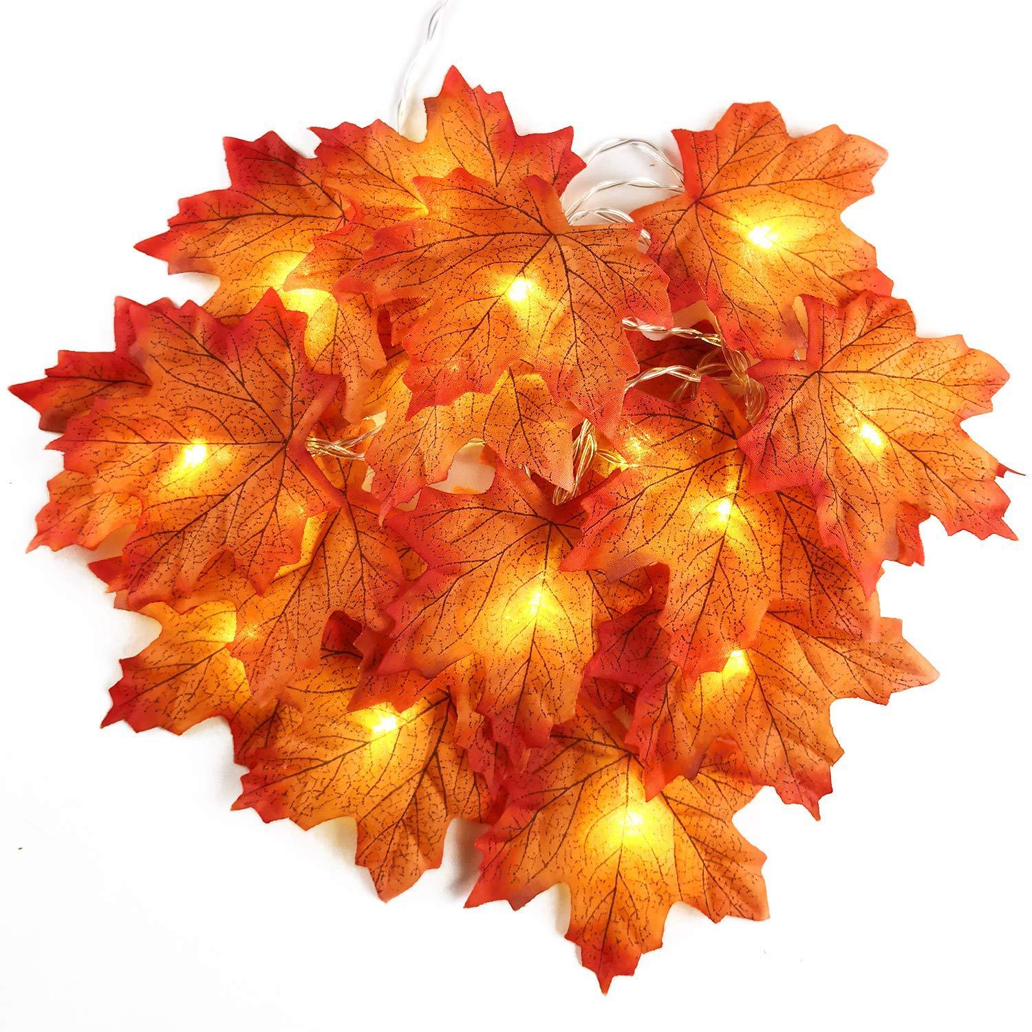 2/3/6M Artificial Maple Leaf L - Led Fairy String Lights 评论和价格