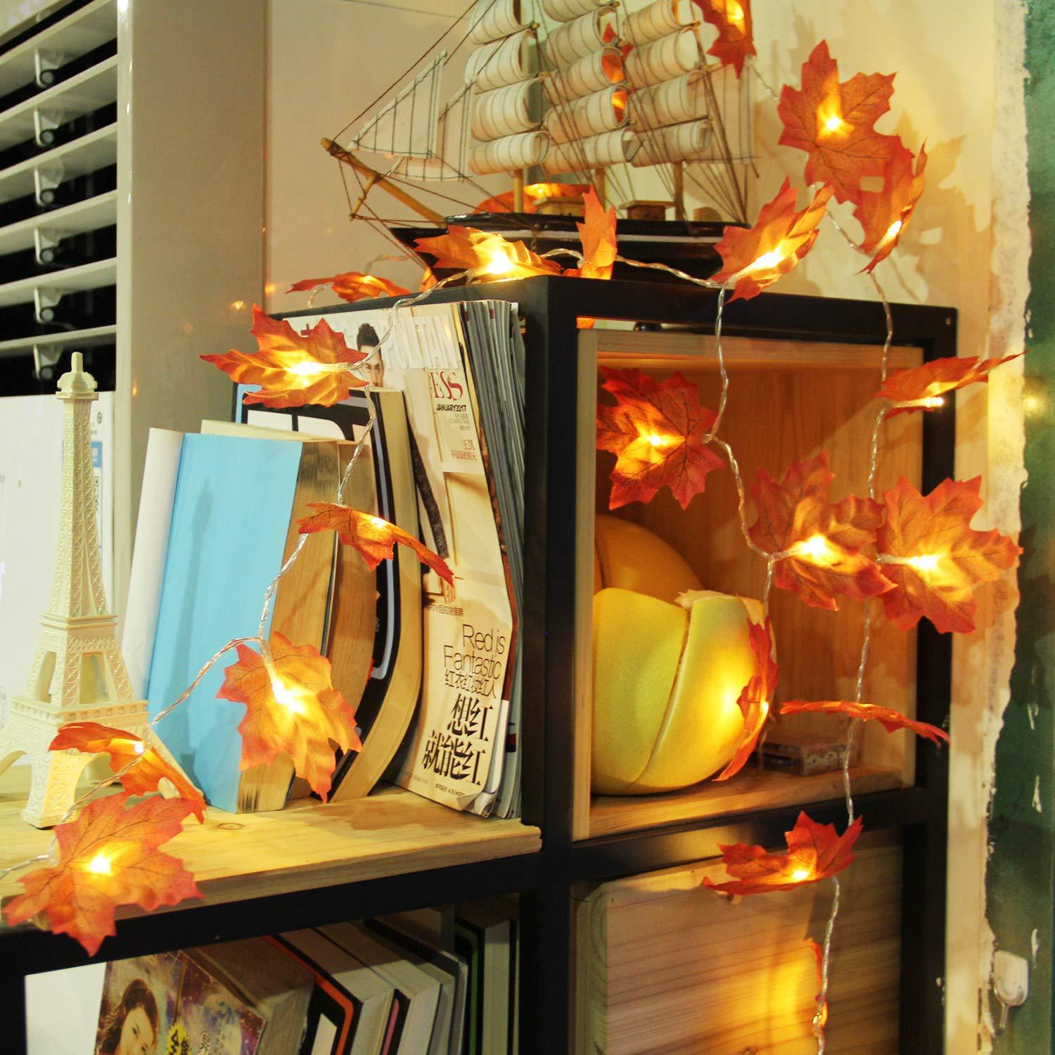 2/3/6M Artificial Maple Leaf L - Led Fairy String Lights 评论和价格