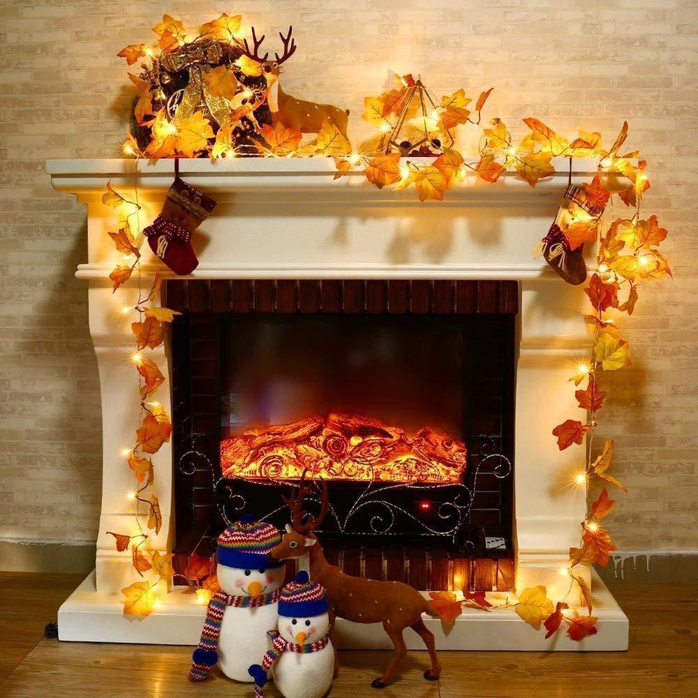 2/3/6M Artificial Maple Leaf L - Led Fairy String Lights 评论和价格