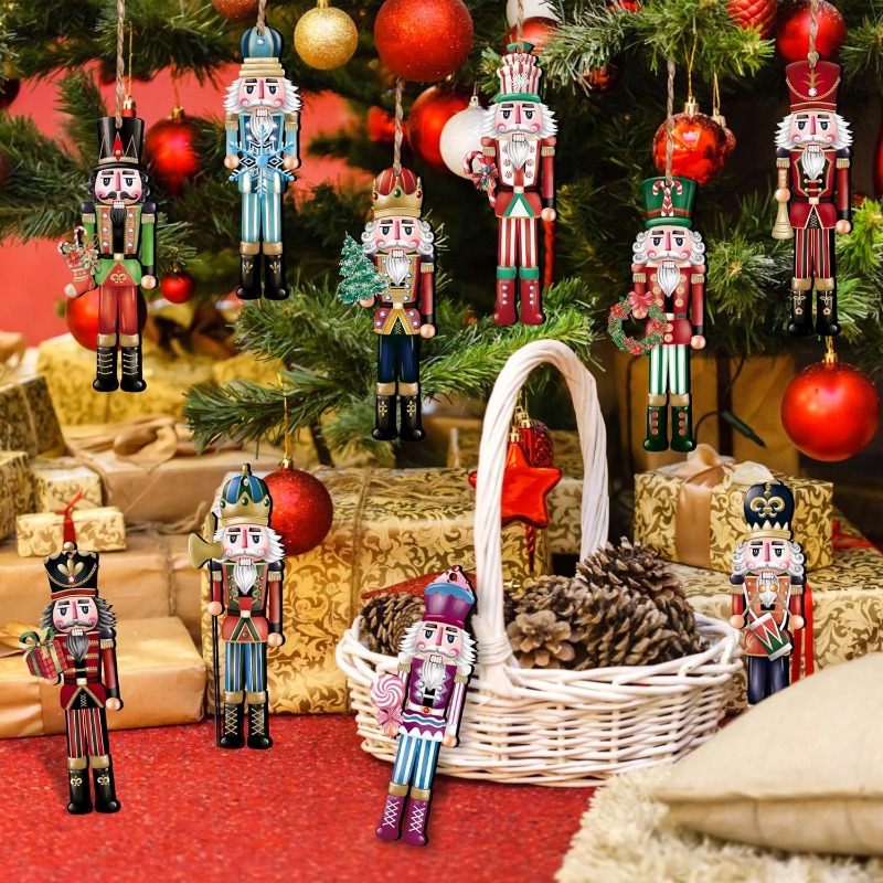 12/16pcs Wooden Nutcracker Sol - Nutcracker Figurine 评论和价格