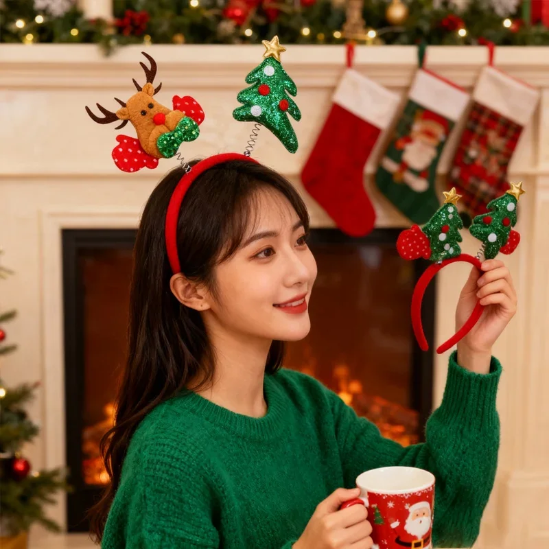 1-5PCS Reindeer Antler Christm - Reindeer Antlers Headband 评论和价格