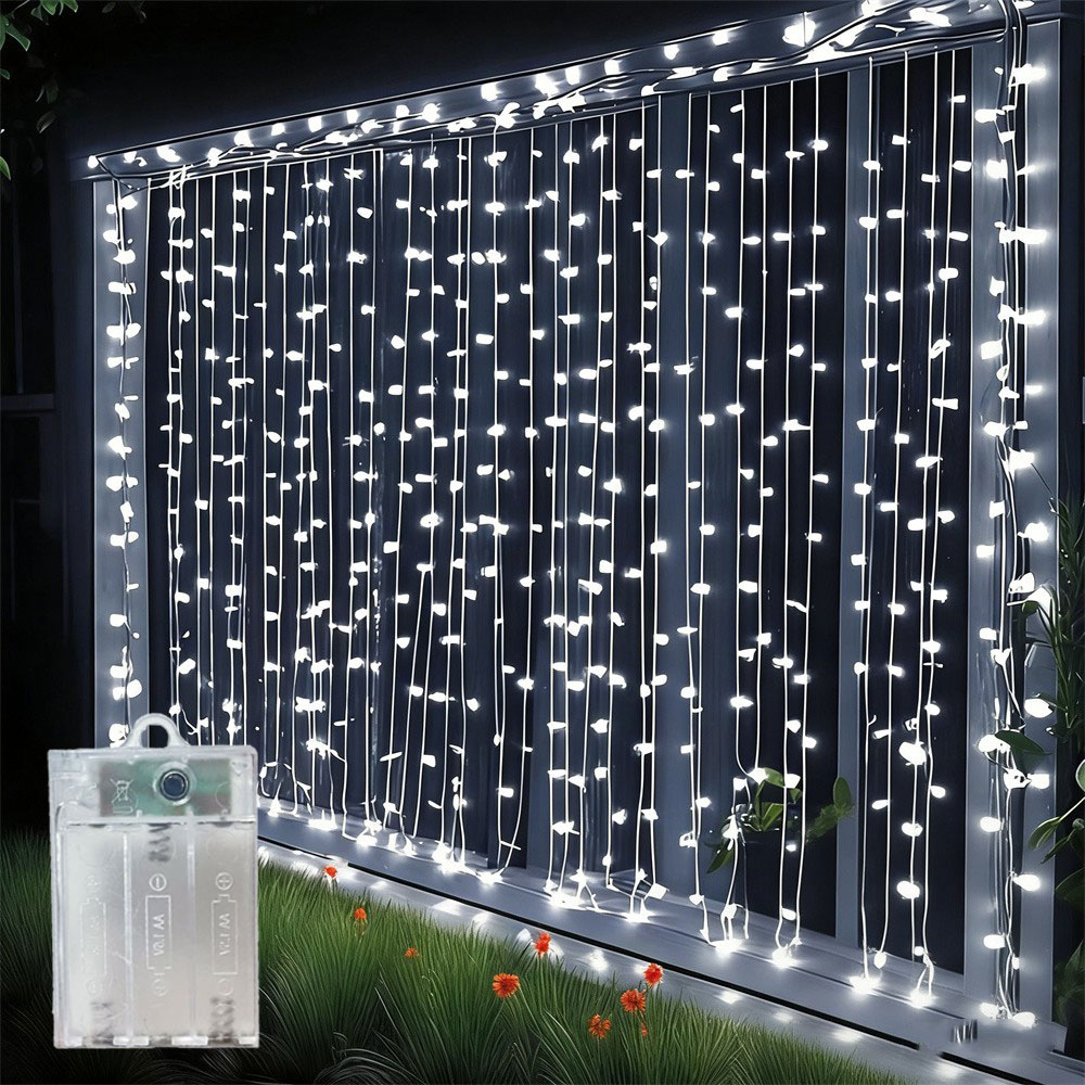 Battery Power 3/6m Curtain LED - Led Fairy String Lights 评论和价格