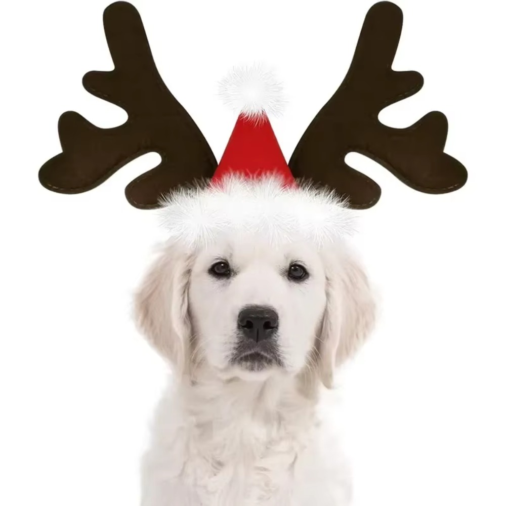 Pet Christmas Reindeer Antler  - Reindeer Antlers Headband 评论和价格