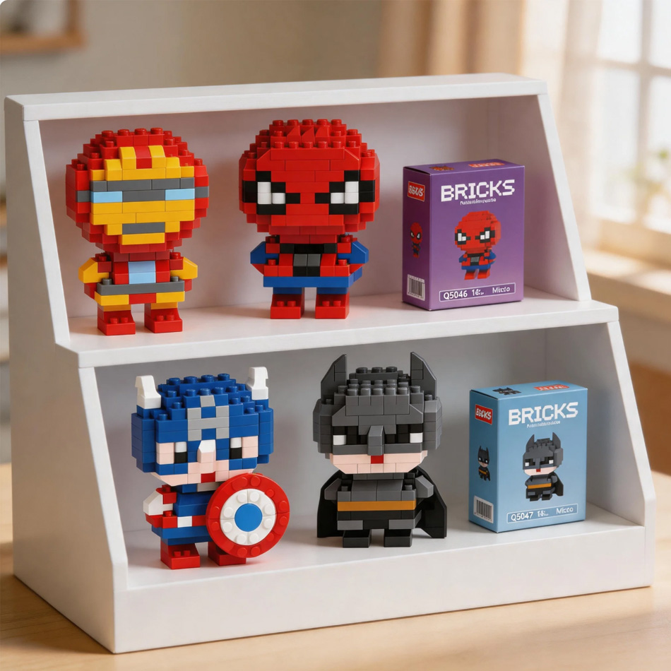 Spider-Man, Iron Man, Captain  - Lego Set Technic 评论和价格