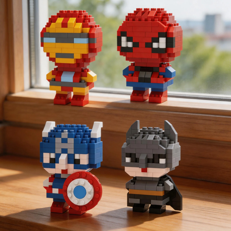 Spider-Man, Iron Man, Captain  - Lego Set Technic 评论和价格